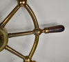 Thumbnail for Antique Brass Brown Brothers Ship’s Wheel, Edinburgh, Early 20th Century