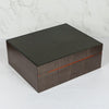 Thumbnail for Hermès Stained Maple & Leather Humidor