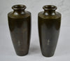 Thumbnail for Pair of Japanese Bronze Vases Signed Kōshū (光舟刻), Meiji Period