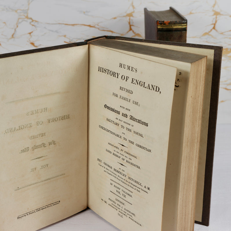 Complete Set: Hume’s History of England by George B. Mitchell (1816)