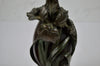 Thumbnail for Japanese Bronze Iris Vase, Signed Seiya, Meiji Period (c.1890–1910)