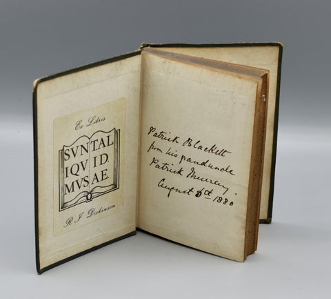 Rare 1845 Edition of Plutarchi Vitae Parallelae (Plutarch’s Parallel Lives)