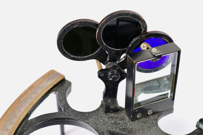 Henry Hughes & Son Sextant, Boxed, w/ 1943 Calibration Certificate