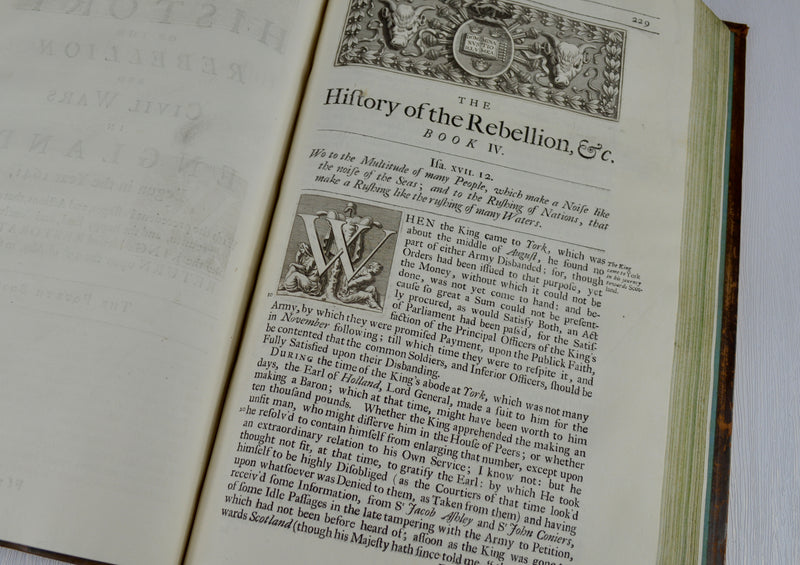 Clarendon’s History of the Rebellion and Civil Wars in England (Oxford, 1704)
