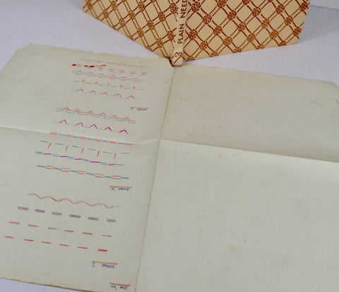 A Manual of Plain Needlework (1943) w/ Notes and Ephemera