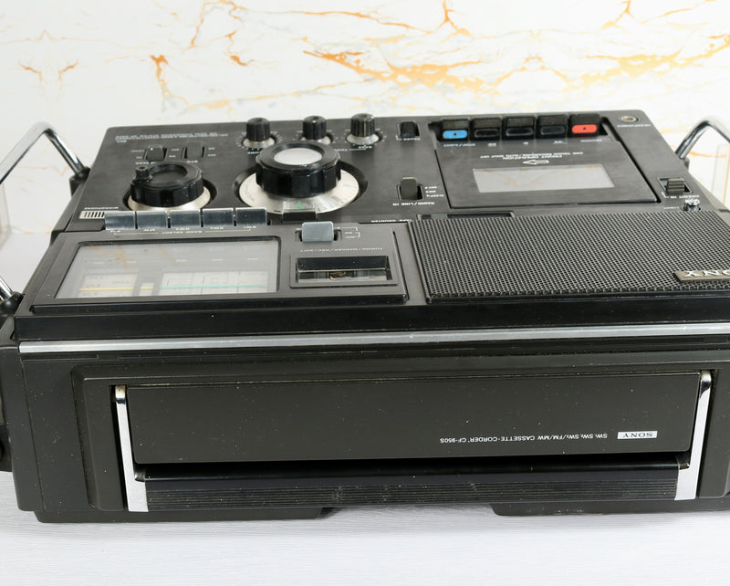 Tested & Functional: Sony CF-950S Cassette Recorder & World Band Receiver (1976)