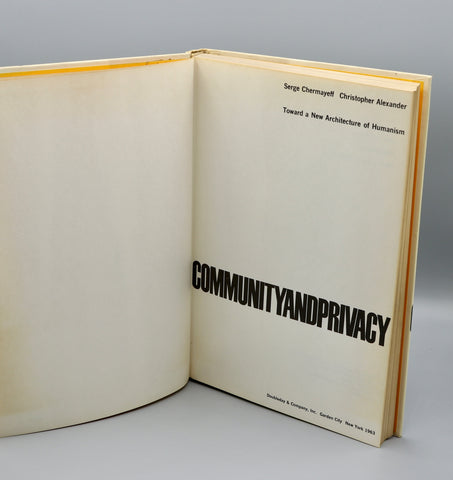 Community and Privacy (1963)