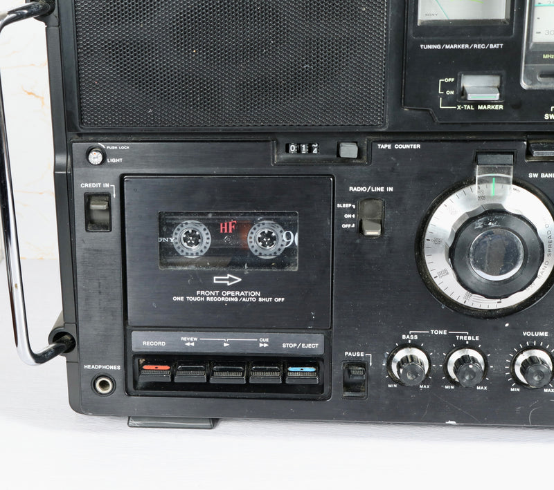 Tested & Functional: Sony CF-950S Cassette Recorder & World Band Receiver (1976)
