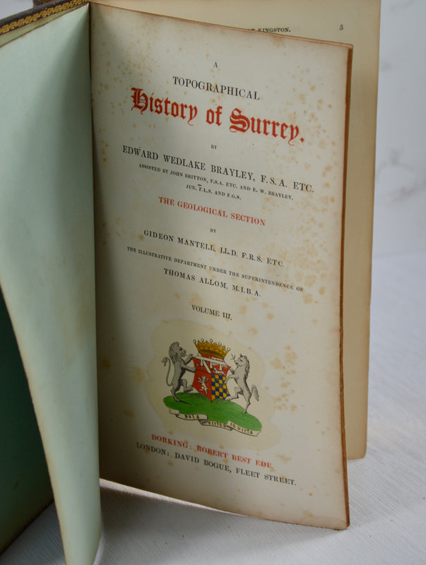 A Topographical History of Surrey (1841-48)