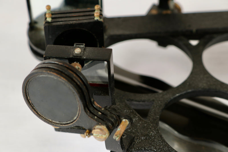 Henry Hughes & Son Sextant, Boxed, w/ 1943 Calibration Certificate