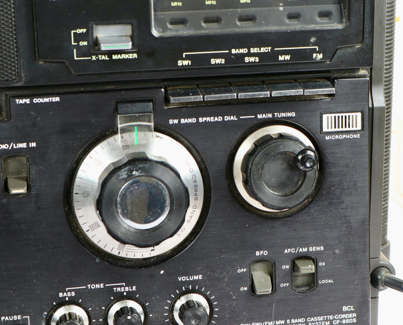 Tested & Functional: Sony CF-950S Cassette Recorder & World Band Receiver (1976)