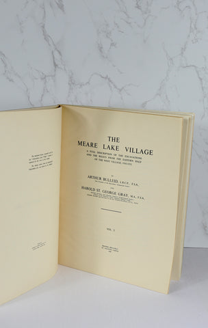 Three Volumes: The Meare Lake Village Vols. I, II & III (1948)