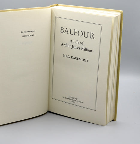 Balfour: A Life of Arthur James Balfour (1980)