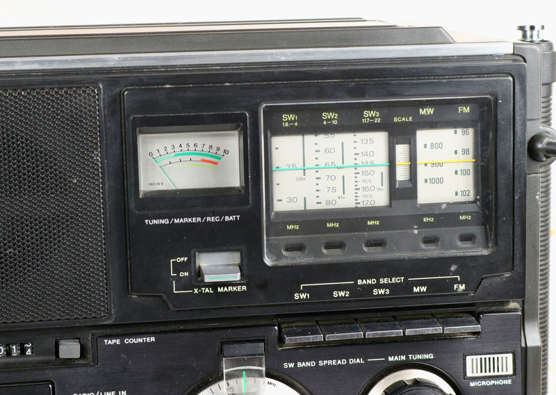 Tested & Functional: Sony CF-950S Cassette Recorder & World Band Receiver (1976)