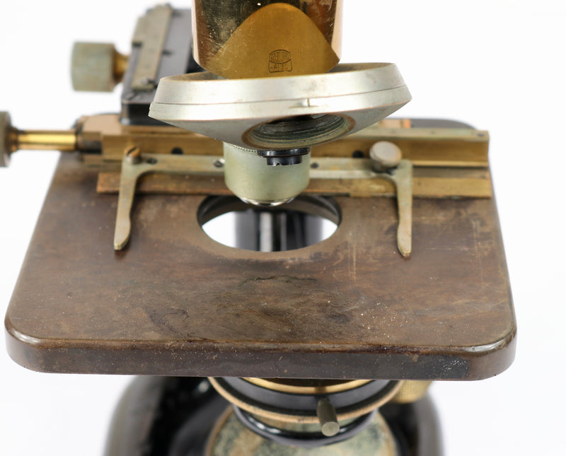 Carl Zeiss Jena Brass Jug Handle Microscope (Serial No. 86788)