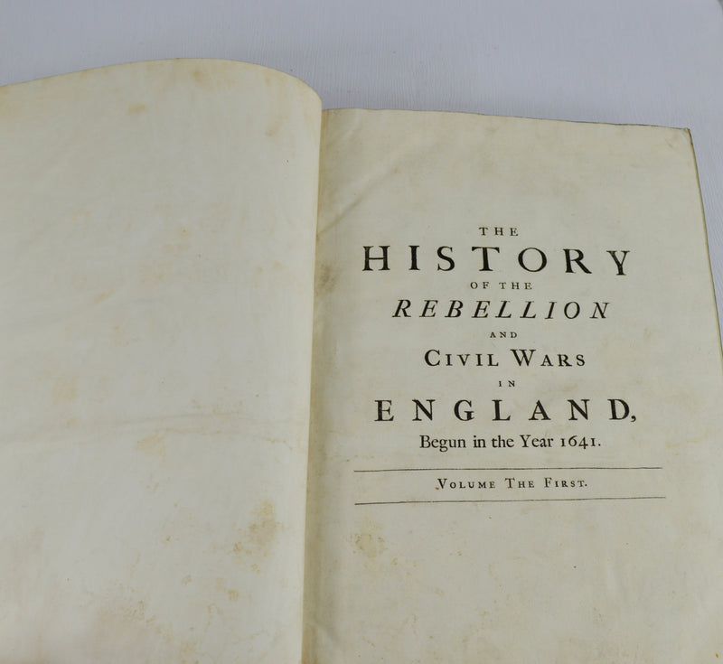 Clarendon’s History of the Rebellion and Civil Wars in England (Oxford, 1704)