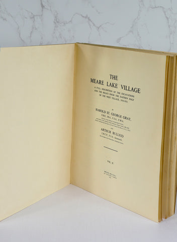 Three Volumes: The Meare Lake Village Vols. I, II & III (1948)