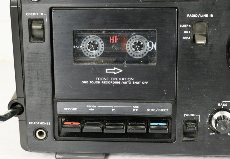 Tested & Functional: Sony CF-950S Cassette Recorder & World Band Receiver (1976)