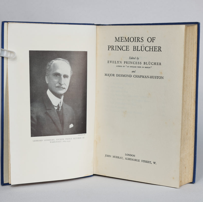Memoirs of Prince Blucher (1932)