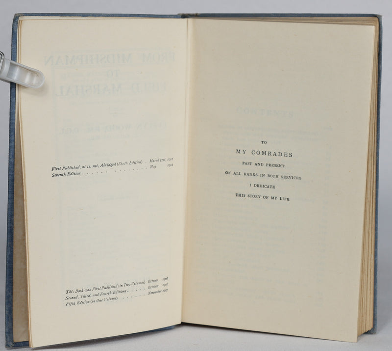 From Midshipman to Field Marshal (1912)