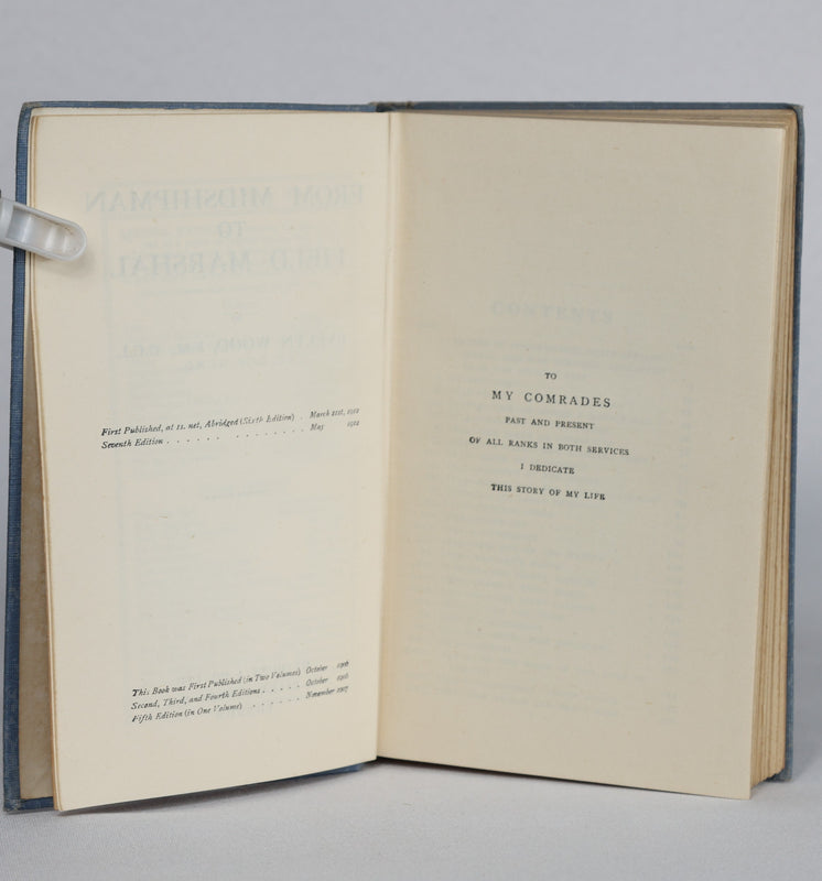 From Midshipman to Field Marshal (1912)