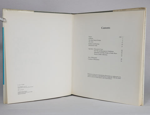 Emilio Greco: Sculpture and Drawings (1971)