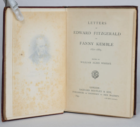 Letters of Edward Fitzgerald to Fanny Kemble 1871-1883 (1895)