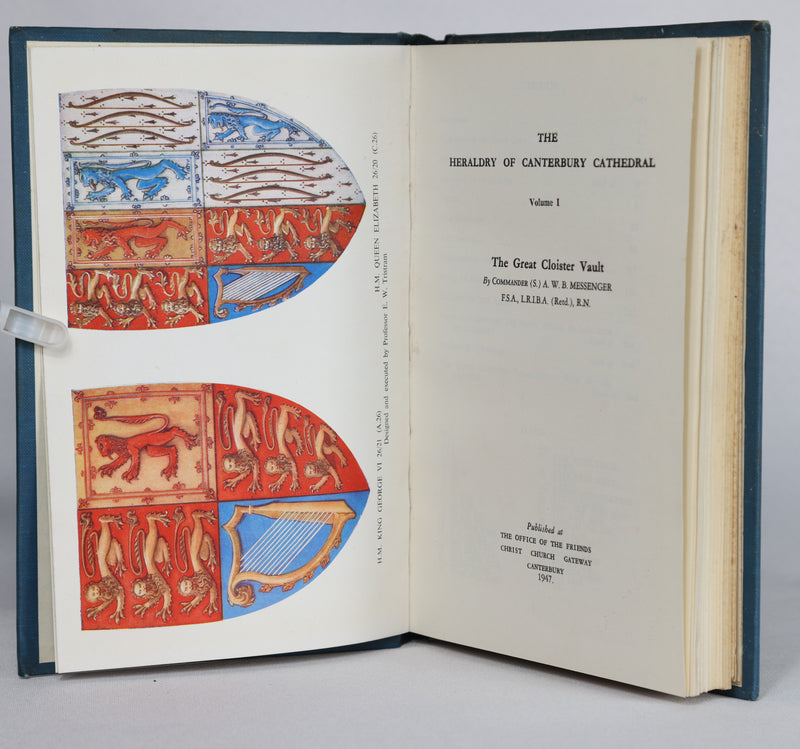 The Heraldry of Canterbury Cathedral, Vol. I (1947)