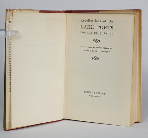 Recollections of the Lake Poets (1948)