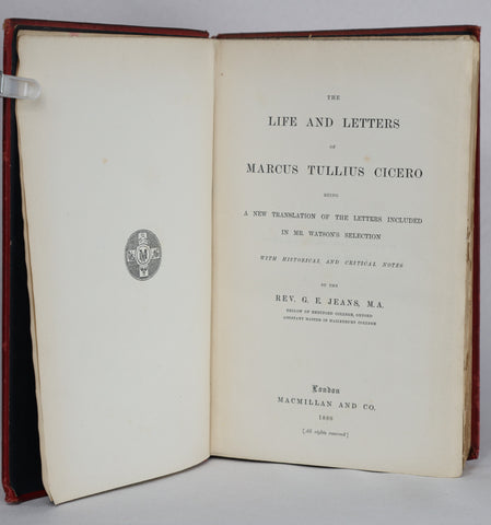 The Life and Letters of Cicero (1880)