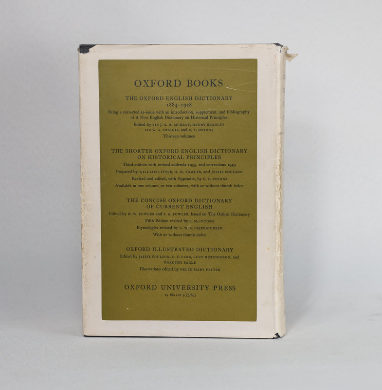 The Oxford Dictionary of English Etymology (1966)