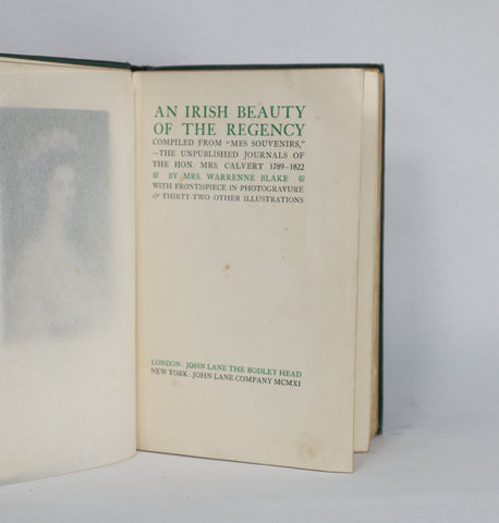 An Irish Beauty of the Regency (1911)