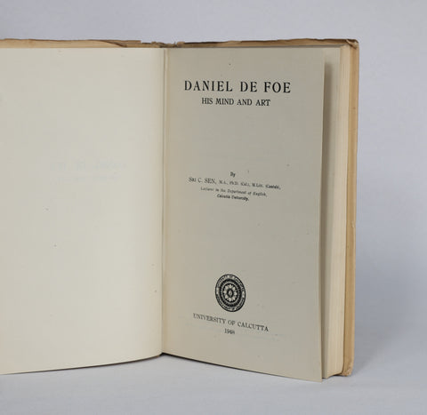 Daniel De Foe, His Mind and Art (1948)