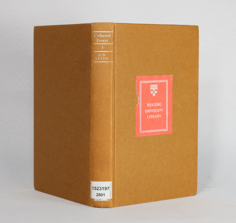 Collected Essays of Q. D. Leavis, Vol. III (1989)