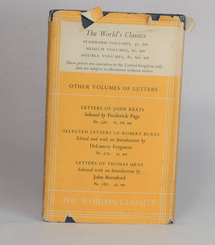 Jane Austen Selected Letters 1796-1817 (1955)