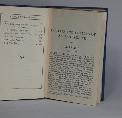 The Life and Letters of Alfred Ainger