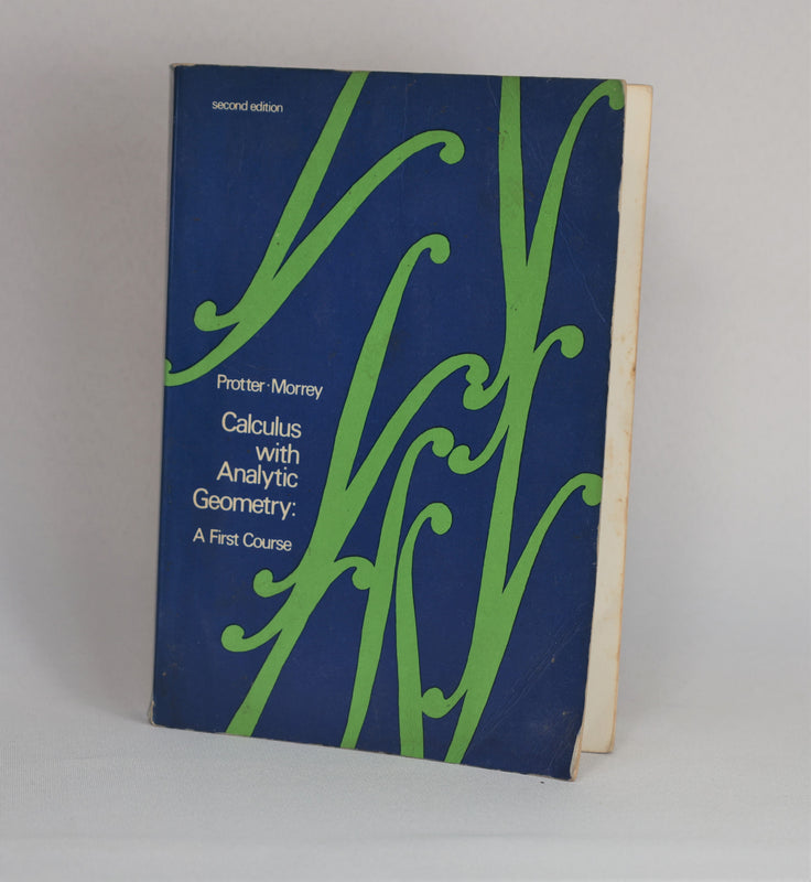 Calculus With Analytic Geometry: A First Course (1970)