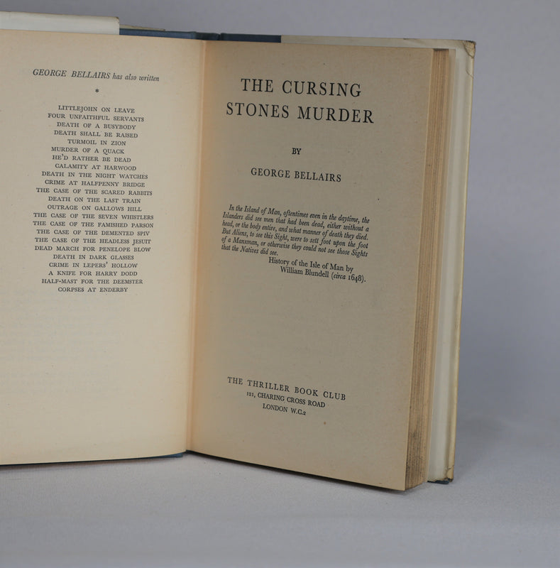 The Cursing Stones Murder (undated)