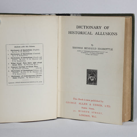 Dictionary of Historical Allusions (1904)