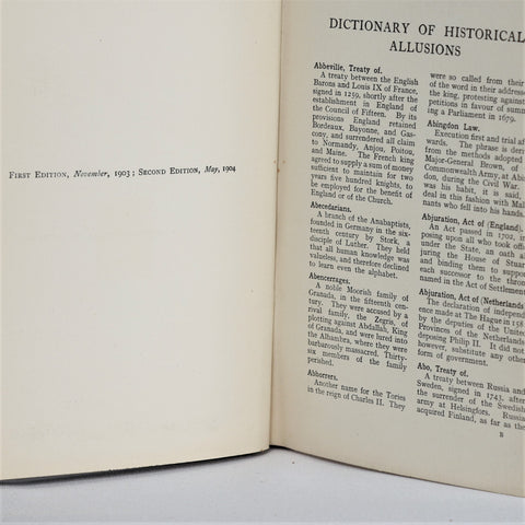 Dictionary of Historical Allusions (1904)