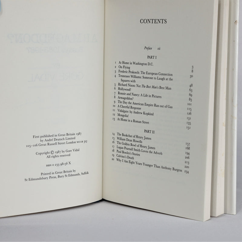 Armageddon?: Essays 1983-1987 (1987, signed)
