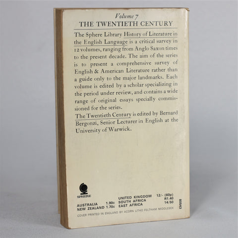 Sphere History of Literature in the English Language Volume 7 (1970)