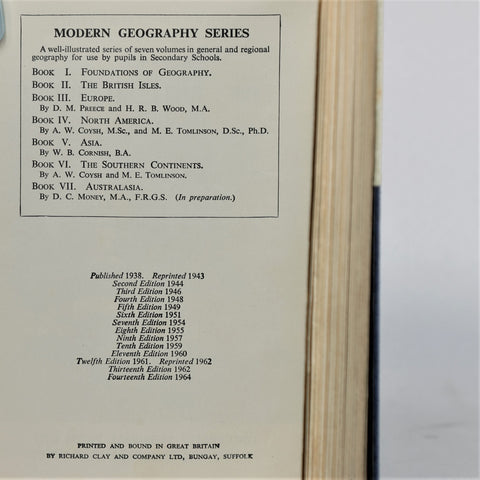 Modern Geography Series: The British Isles, Book II (1964)