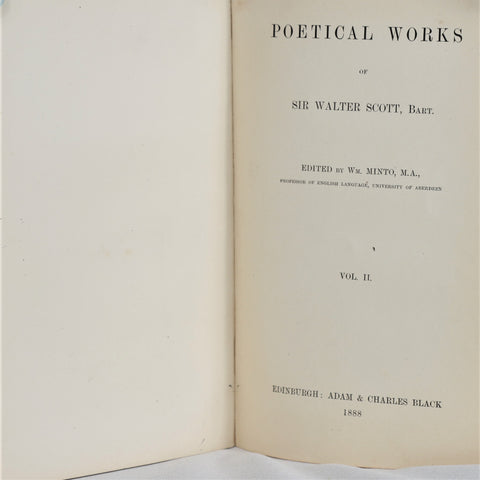 Scott's Poetical Works, Vols. I & II (1888)