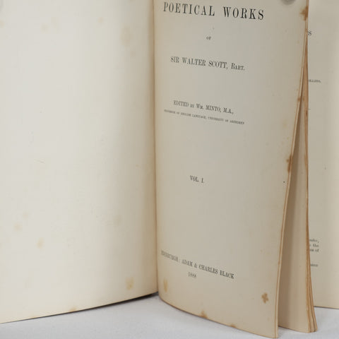 Scott's Poetical Works, Vols. I & II (1888)