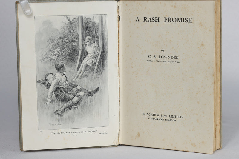 A Rash Promise (~1930s)