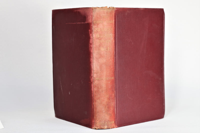 The Early Diary of Frances Burney 1768-1778, Vol. I & II  (1889)