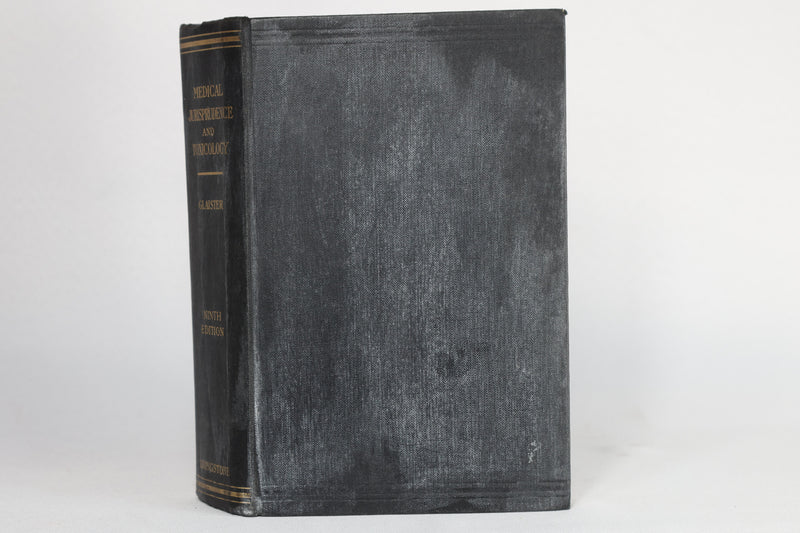 Medical Jurisprudence and Toxicology (1950)