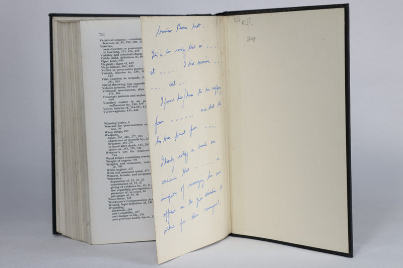 Medical Jurisprudence and Toxicology (1950)