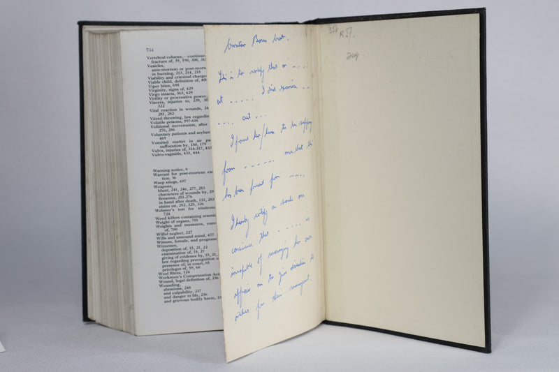 Medical Jurisprudence and Toxicology (1950)